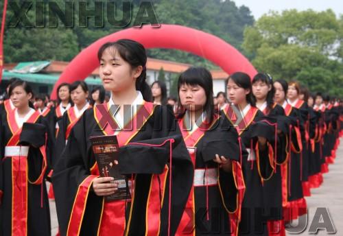 516名学生参加武汉首届汉服成人仪式(组图)-成人