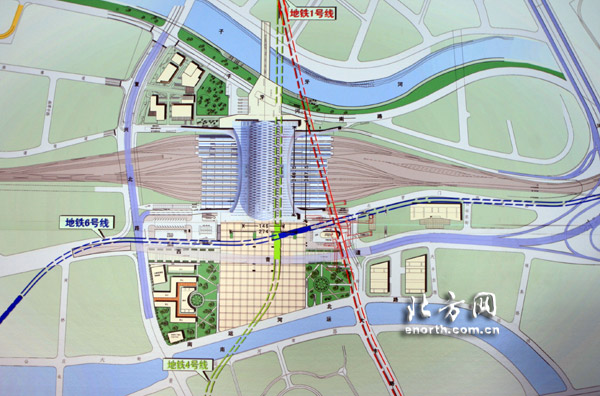 百年天津西站将变身现代化大型综合交通枢纽-