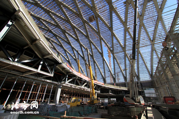天津西站呈现『大模样』 长途客运中心6月运营