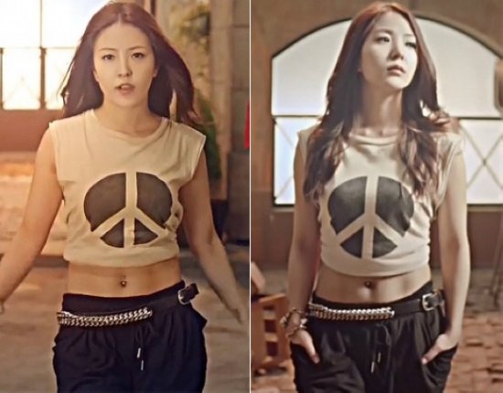 超完美身材 盘点韩国女星性感<em>马甲线</em>-性感,甲线