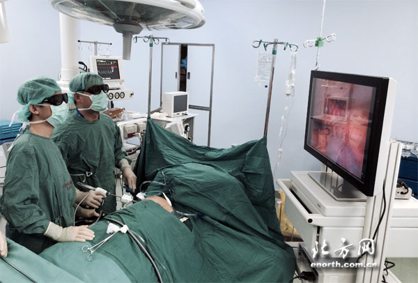 总医院完成天津首例3D胸腔镜下胸腺瘤切除术
