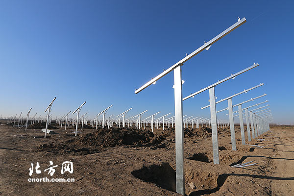 精武镇20兆瓦农业光伏科技大棚项目举行开工