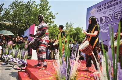 『天津大学国际文化节』留学生尽展异国文化
