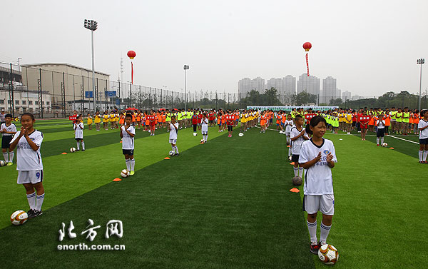 2015年天津市青少年足球联赛开幕 精英行动启
