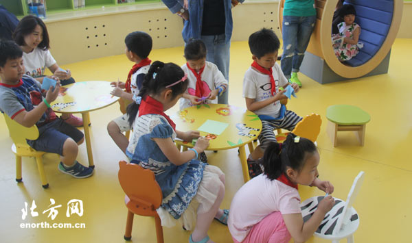 河西区少年儿童图书馆举办迎六一基地体验活动