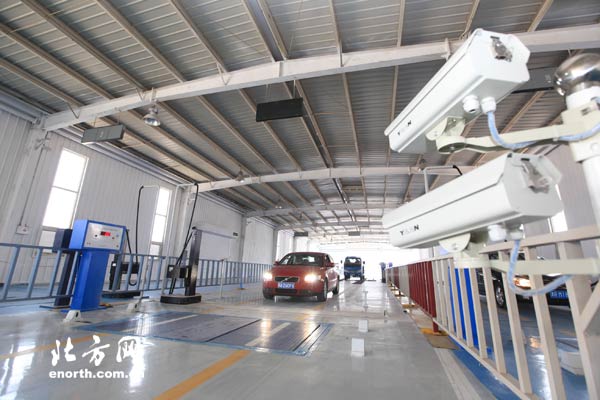 天津自贸区首家汽车检测站二期已投入使用